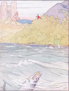 Il mostro gettò Tom lontano nel mare da Leonard Leslie Brooke